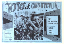 Poster Film 'TOTO' al GIRO D'ITALIA' -Totò, Coppi..- cm 21x30 -N3
