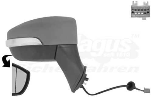Specchio esterno ford - specchio,