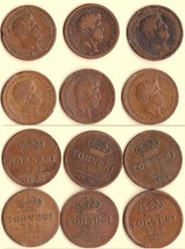 NAPOLI - Ferdinando II - 2 Tornesi 1842,1843,1953 e 1857(3) - 6 monete