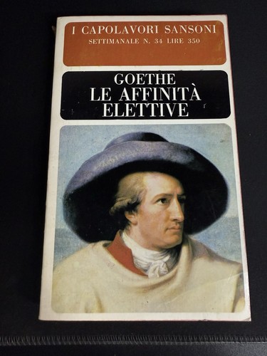 Goethe affinità elettive - le,