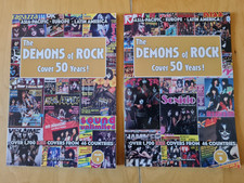 KISS BOOK THE DEMONS OF ROCK COVER 50 YEARS! VOL. 1 & 2