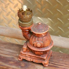 Lampada ad olio ceramica a