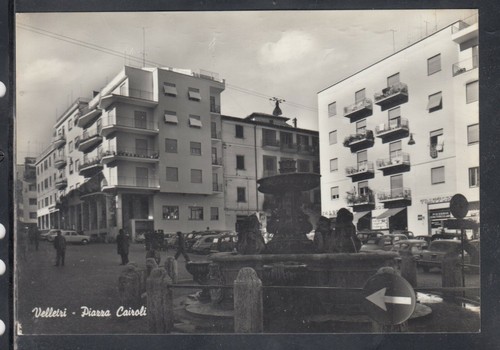 Cartolina velletri piazza - velletri,