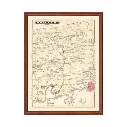 Vecchia mappa porter - vecchia, pa