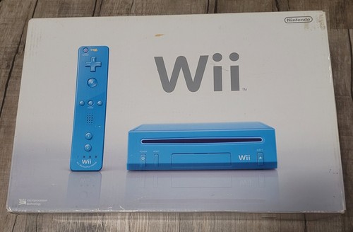 Console blu nintendo wii - console,