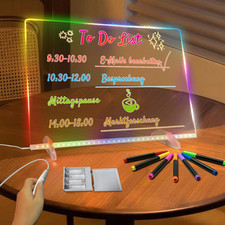 Lavagna Da Disegno a LED Con 8