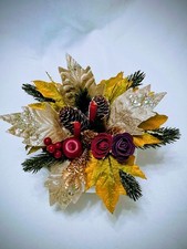 Decorazioni  Natalizie Eleganti Per La Casa Centro Tavola Con Candele 