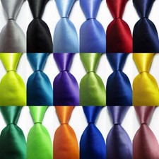 Cravatta cravatta uomo 100% seta JACQUARD WOVEN quadri classica nuova