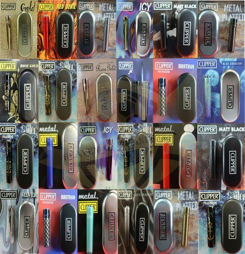 Clipper metal lighters various - clipper,