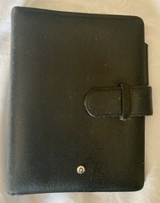 Montblanc Organizer Medio Pelle Nero Bellissimo