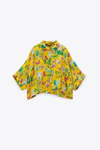 Zara donna carino top crop - donna, l