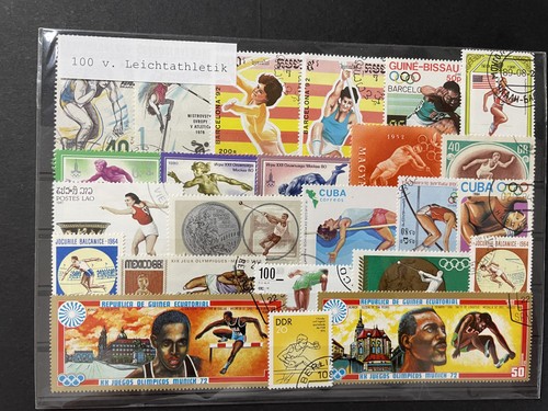 100 francobolli diversi