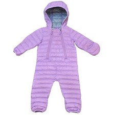 L.L. Body imbottito piumino tuta da neve Bean bambino bambina 3-6 mesi viola