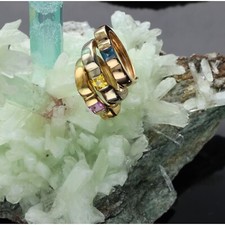 Anello  con i tre colori dell'