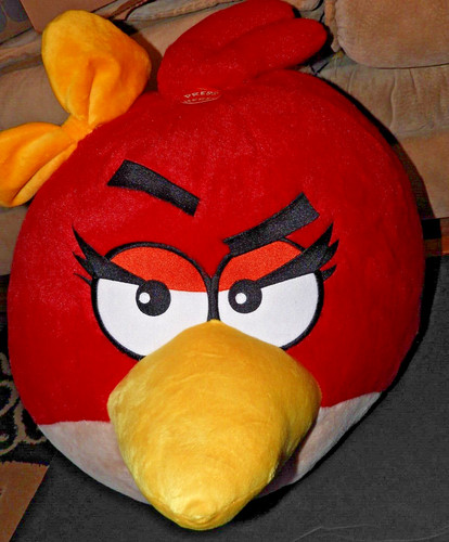Angry birds red female girl - angry,