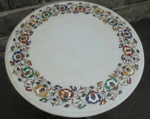 Tavolo laterale marmo - marmo, 18"