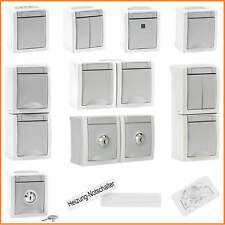 Viko Pacific interruttore da incasso camera umida pulsante presa IP54 grigio selezione