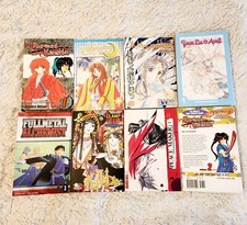 Set of 8 Various Manga Books