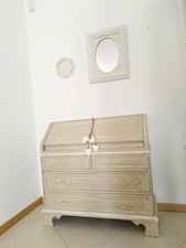 Mobile Shabby Chic con Scrittoio - Cassettiera