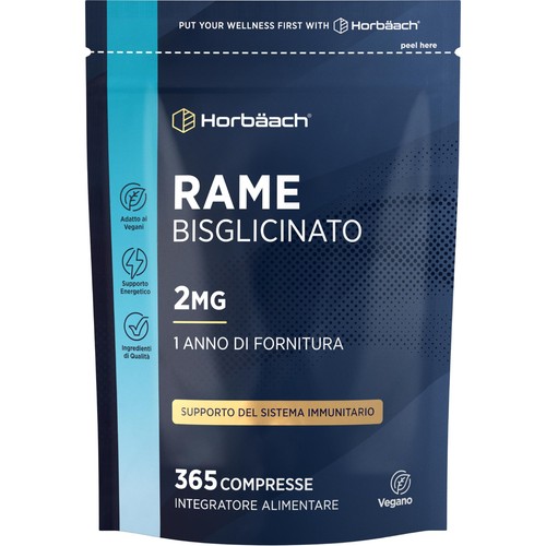 Rame integratore 2mg 365 - integratore,