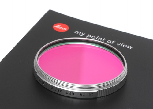 Filtro leica e55 - uv/ir, argento