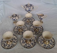 Servizio caffè e thè porcellana ALFA Italy  Vintage anni 50 15 pezzi