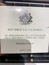 MEDAGLIA ARGENTO SAN MARINO 60
