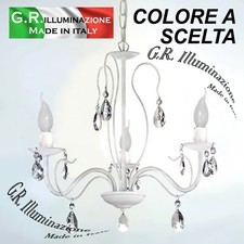 LAMPADARIO IN FERRO BATTUTO