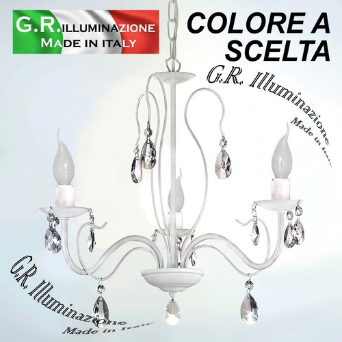 Lampadario ferro battuto - ferro,