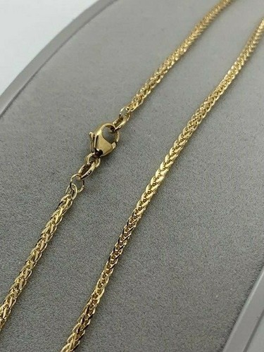 Catena spiga oro giallo 9ct - catena,