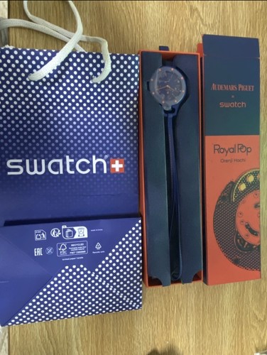 Swatch royal pop blu navy - x,