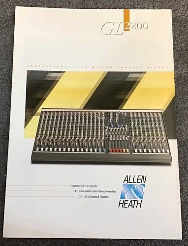 Allen heath gl2200 console - allen,