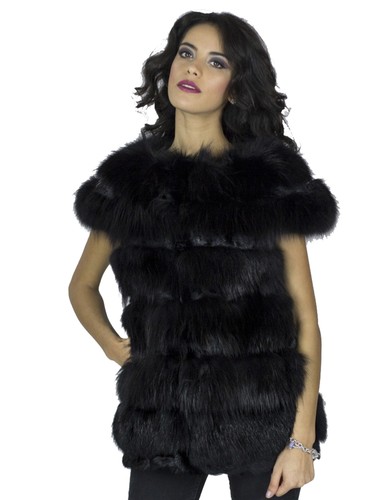 Smanicato volpe kid nero - , collo