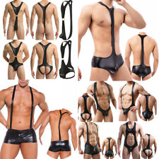 Tuta uomo sexy wet look