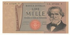 1000 LIRE GIUSEPPE VERDI II°