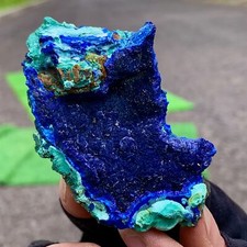 79G MIGLIORI NATURALI esemplari di minerali di cristallo di azzurrite/malachite