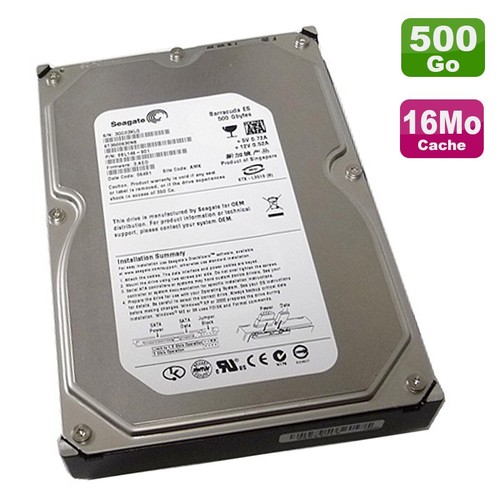 Disco rigido 500go seagate - disco,