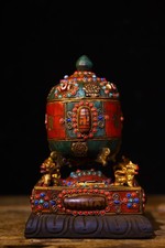 Bronze Mosaic Gem gZi Beads