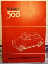 Libretto Uso e Manutenzione FIAT 500 tipo 110 F 1965 - Come  Nuovo