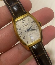 LONGINES Evidenza Oro Massiccio 18K 750 L2.142.8 Automatico Quadrante Argento Unisex