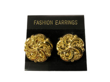 ORECCHINI BOTTONE ORO