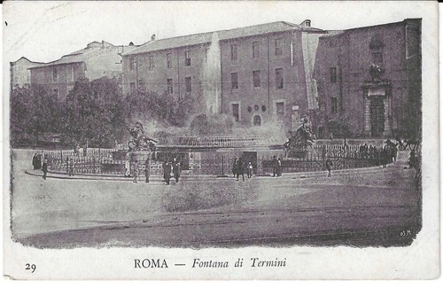 Vecchia cartolina roma - vecchia,