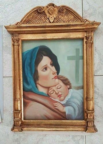 Quadro dipinto cornice legno - dipinto,