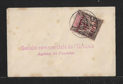 Tahiti papeete 10c supplemento - tahiti,