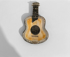ROMETTI UMBERTIDE CHITARRA Piatto Ceramica 1950 Guitar Faience Plate