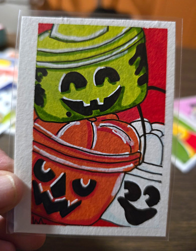 Aceo quadro originale acrilico - quadro,