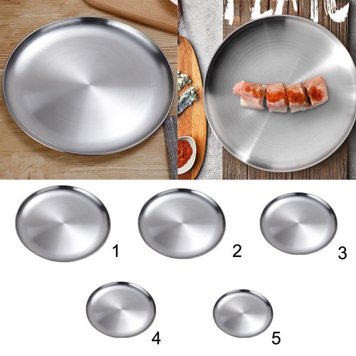 Piatto piano acciaio - piatto, inox