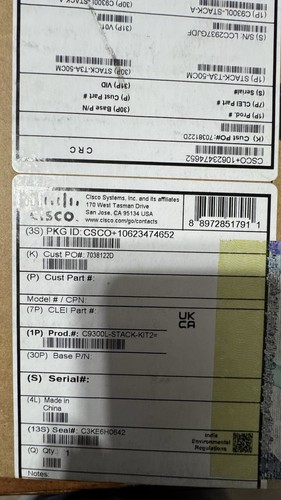 Cisco c9300l stack kit2 kit - c9300l-stack-kit2,