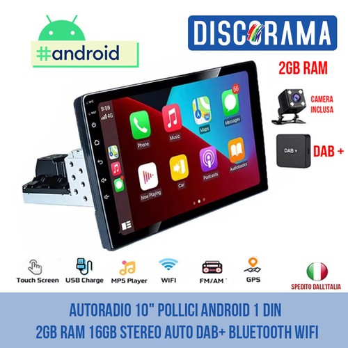 Autoradio pollici android - 10",