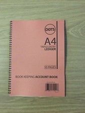 Libro ledger tripla - a4,